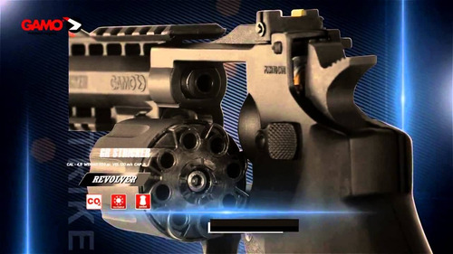 Imagen 4 de 10 de Revolver Aire Comprimido Pistola Co2 Gamo Pr-725 Full Metal