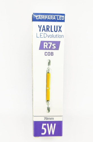 Lampara R7s Led Cob 78 Mm Medida Cuarzo 50w 5w Luz F O C
