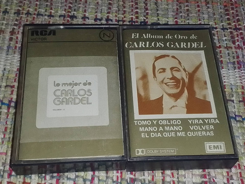 Carlos Gardel Cassette Lote X 2 Tango