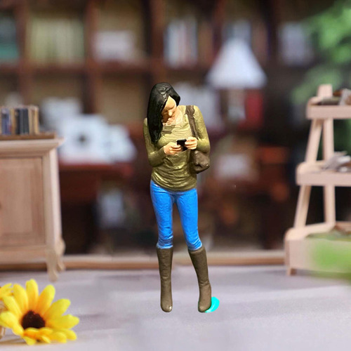 Diorama Figuras Elegantes Diseño De La Escena Estilo J