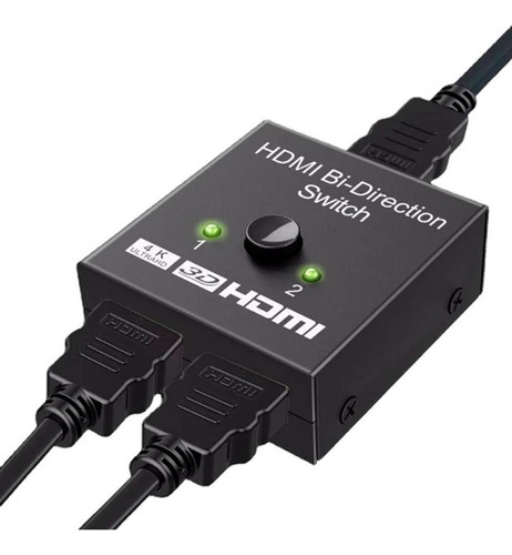 Hub Hdmi Switch 4k 1x2 2x1 Tv Computador Ps5 Xbox 360 One