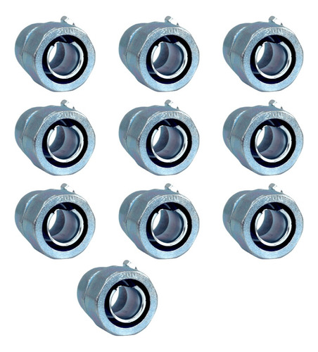 Pack 10 Conector Emt A Flexible 20mm