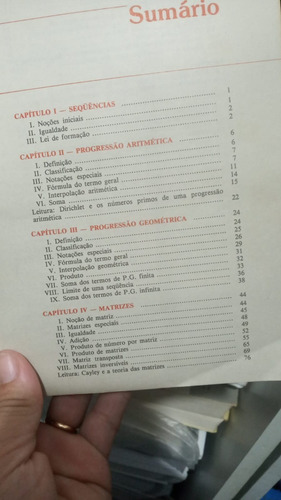 Fundamentos De Matematica Elementar - Sequencias Matrizes Determinantes (Usado)