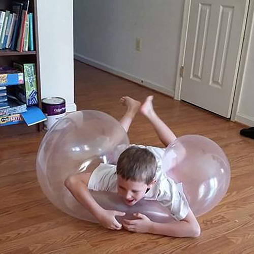 Imagen 6 de 7 de Pelota De Burbujas Llena De Agua Soft Air Para Niños Al