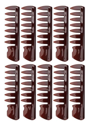 Peine De Peinado Para Hombre, 10 Unidades, Dientes Anchos, B