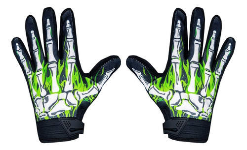 Guantes De Bicicleta Con Estampado De Dedos En Forma De Esqu
