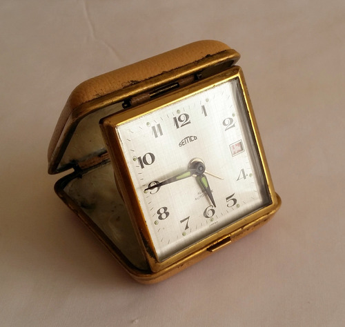 Reloj Despertador De Viaje Semco Vintage Restaurar O Adorno