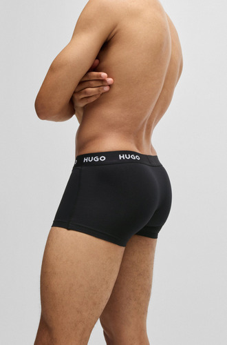Boxer Trunk Hugo Boss 3 Pack De Algodón - Original