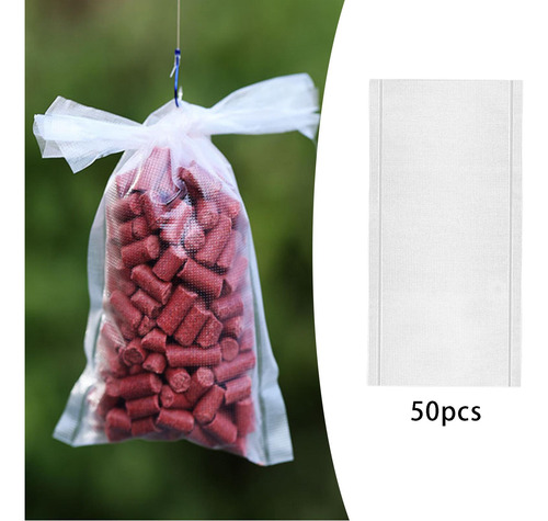 50 X Bolsa De Pva, Accesorios Para Aparejos, Equipo 7x14cm
