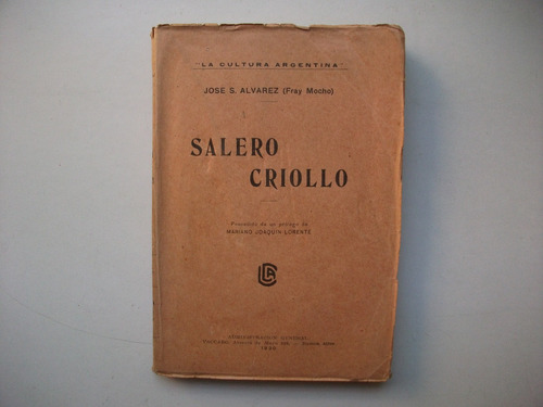 Salero Criollo - José S. Alvarez ( Fray Mocho )