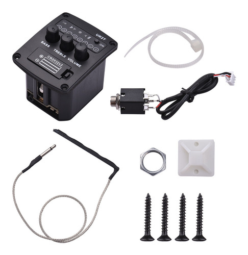 Imagen 1 de 6 de Muslady - Pickup Para Ukelele, Ecualizador De 2 Bandas, Sist