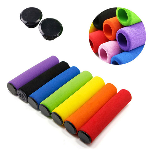 (y) Mango De Esponja De Espuma Suave Para Bicicleta Bmx, Mtb