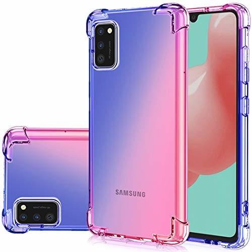 Funda Para Samsung Galaxy A41 Degradee Azul Rosa