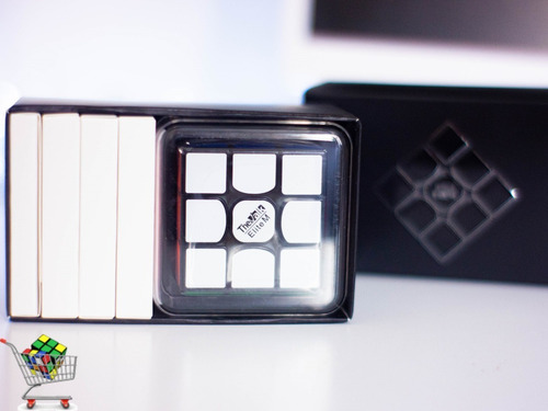 Imagem 5 de 7 de Cubo Mágico 3x3x3 Qiyi Valk 3 Elite M Magnético Preto