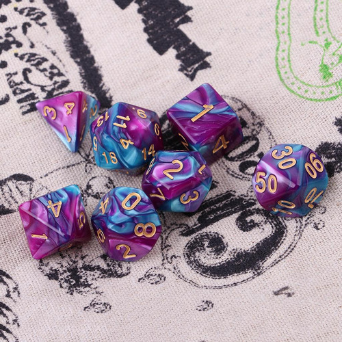 De Dados Poliédricos De 16mm De 21 Piezas, De Dados,