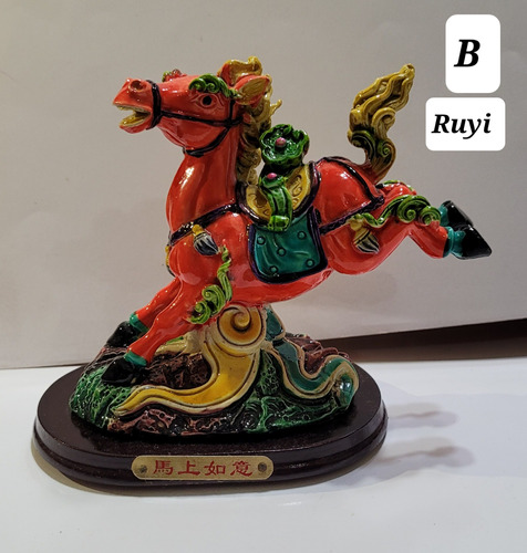 Caballos De La Abundancia Con Simbolos De Feng Shui   