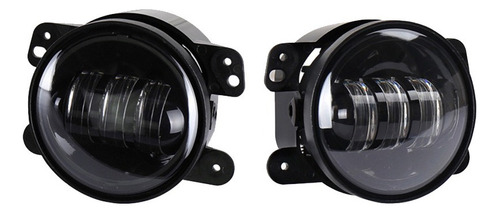 Xx Par 4 Led Faros Niebla Universal Jeep Wrangler Luz Drl