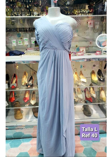 Elegante Vestido De Dama Talla L  Importado 