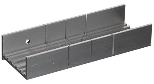 Caja Inglete Aluminio, Ranura 0.031puLG, Ngulos 45, 90, Prof