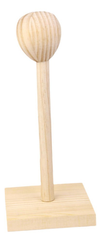 Soporte De Madera Para Pelucas De Muñecas, Tocados,