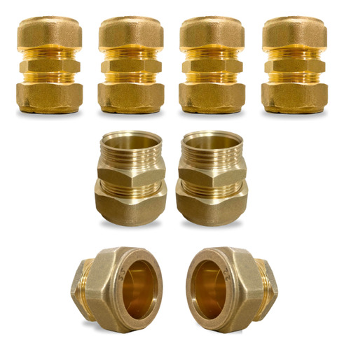 Kit Conexão União Fácil Tubo 22mm P/3 Coletor Solar