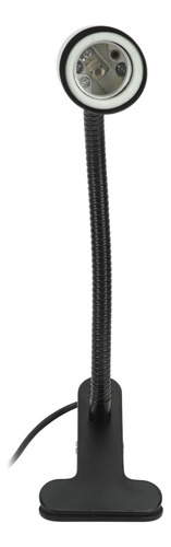 Soporte Para Mascotas Negro Con Clip Y Uva Uvb Ajustable