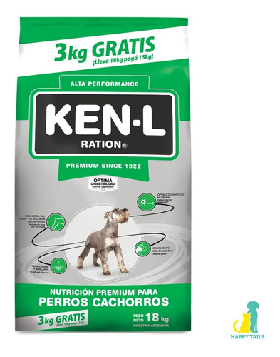 Ken-l  15 Kg + 3 Kg De Regalo + Envio Gratis Z Norte