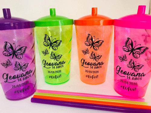 50 Copos Shake Twister  500ml Personalizados   Promoção 