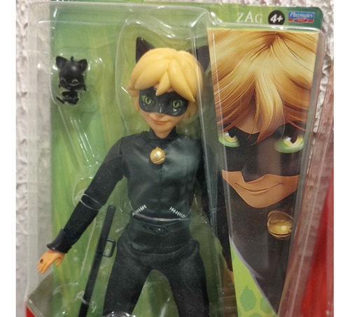 Bandai Miraculous Lady Bug & Cat Noir Fondi Rojo (Usado)