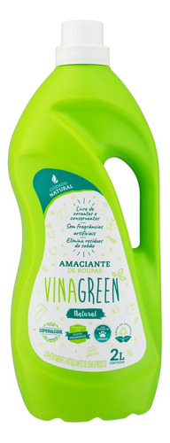 Amaciante Vinagreen Natural em frasco 2 L