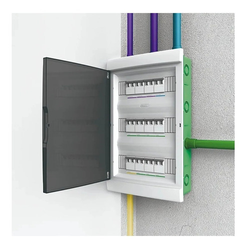 Caja Para Termicas Embutir Din 36 Bocas Modulos Pvc Genrod