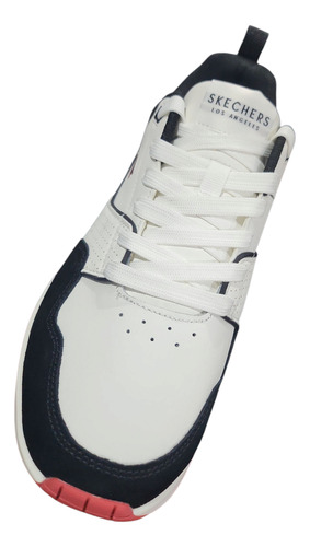 Tenis Skechers Street- Retro One Color Blanco/negro 183020