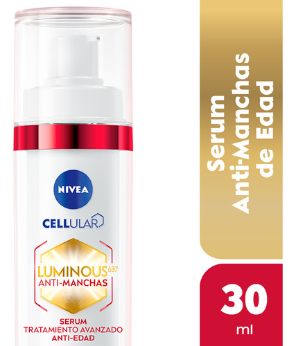 Serum Anti-manchas Nivea Luminous630 Anti-edad X 30 Ml