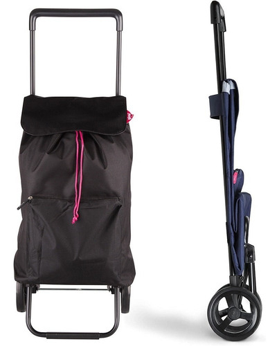 Imagen 5 de 10 de Carro De Compras Changuito Plegable Resistente Gimi Italia