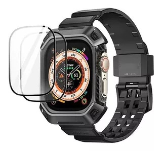 Case + Pulseira + Película Supcase P/ Apple Watch 49mm Ultra