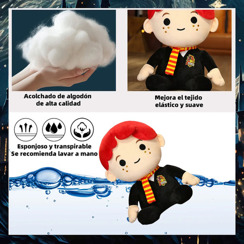 . 2pcs Peluche Harry Potter Ron Weasley 22cm Mago Cumpleaños