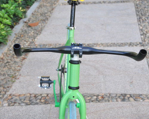 Upanbike Bullhorn - Manubrio Fijo Para Bicicleta Fixie O Roa