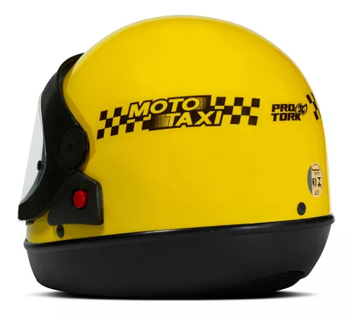 Pro Tork Capacete Sport Moto Taxi 60 Amarelo