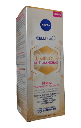 Nivea Cellular Luminous Serum Anti Manchas 30ml Tipo De Piel