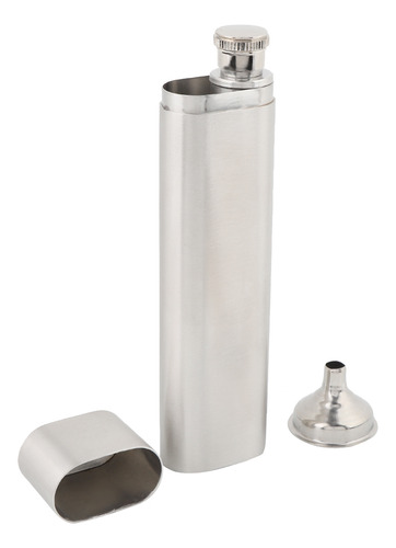 Petaca Y Soporte Para Cigarros De Acero Inoxidable De Dos Tu