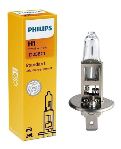 Lâmpada Philips Standard H1 12v 55w 12258c1