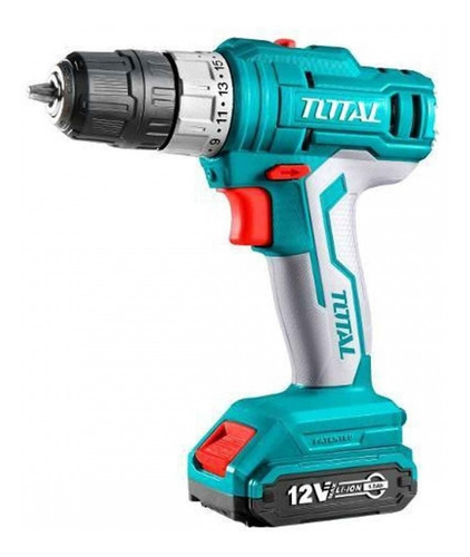 Taladro Inalámbrico De Impacto 10mm 12v Total Tidli1222