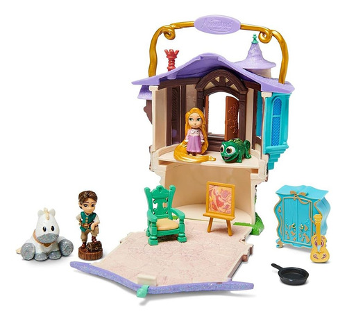 Disney Animators Rapunzel Tower Play Set 100% Original