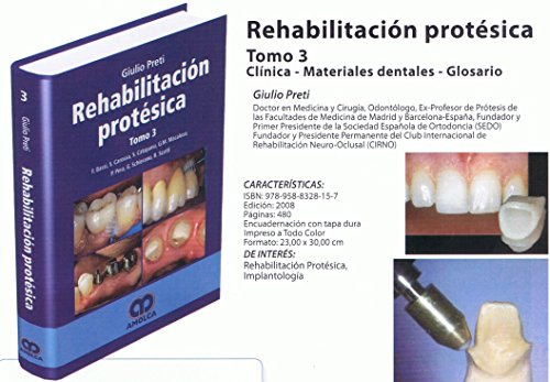 Libro Rehabilitación Protesica Tomos - 3 Tomos De Giulio Pre