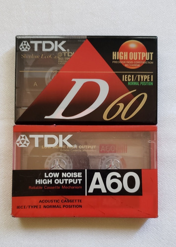 Casette   Tdk  High Output D60 Type I/ High Position Typt Ii