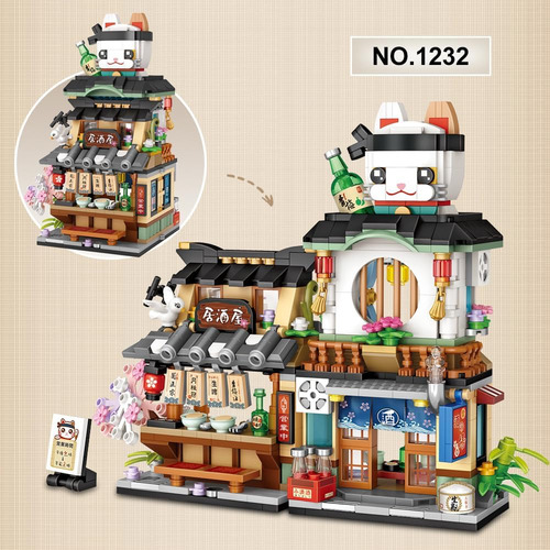 Loz Mini Bloques Cuatro En Uno Japoneses Street View Bloques