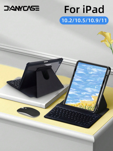 Y Compatible Con Funda De Teclado Para iPad iPad De 10,2 A