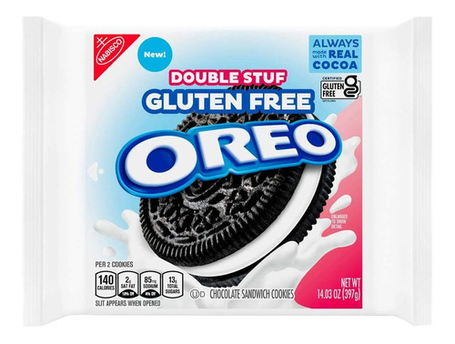 Galletas Oreo Gluten Free 376g