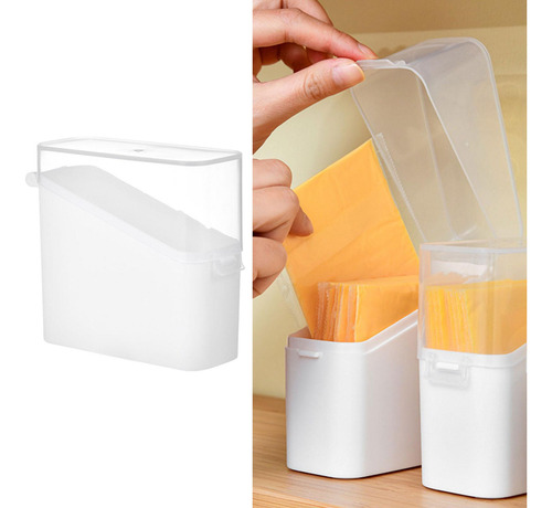 Contenedor De Queso En Rodajas, Contenedor De Refrigerador
