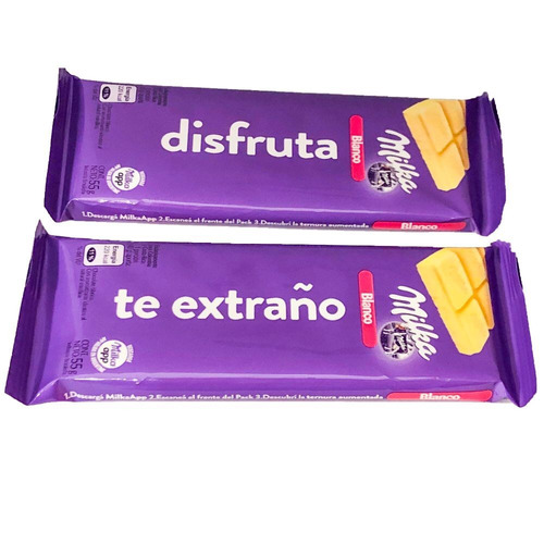 Tableta Milka Chocolate Blanco 55gr - Barata La Golosineria